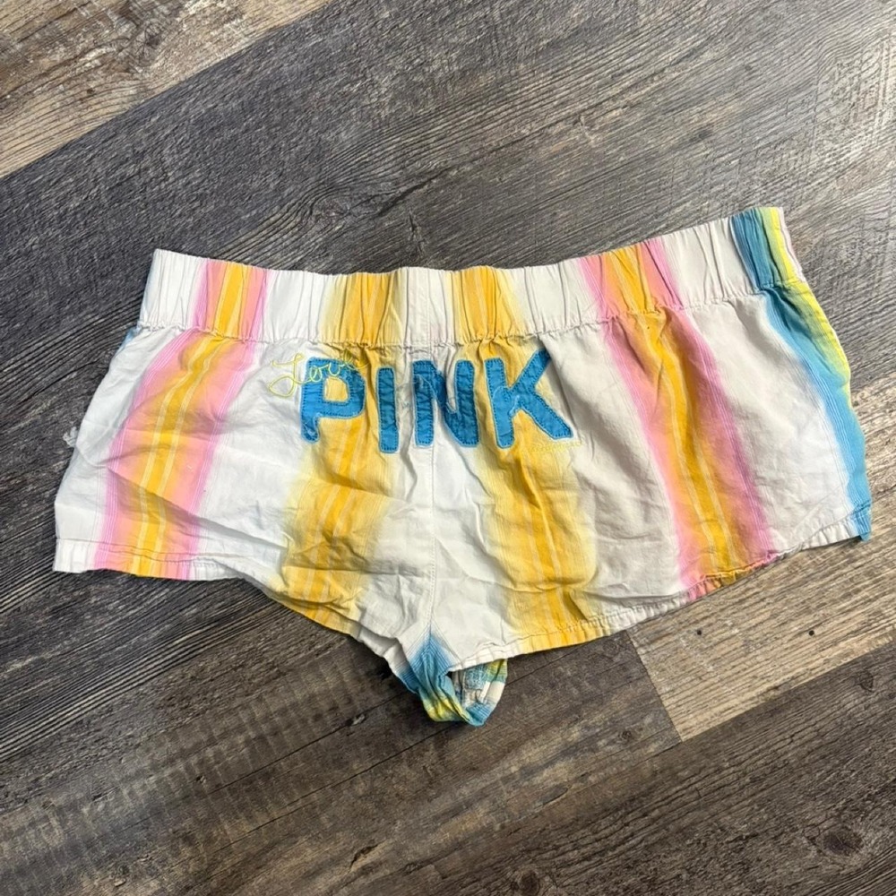 vintage victoria's secret PINK micro shirt size small